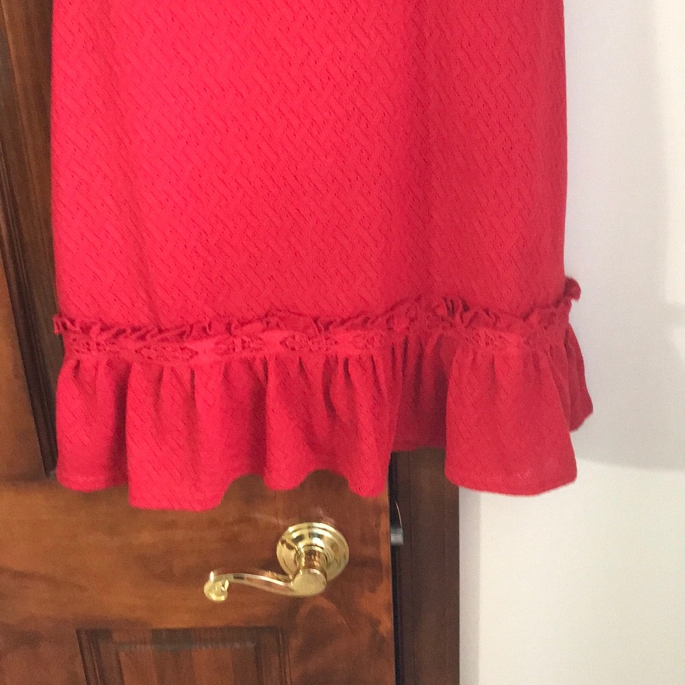 PERFECT RED FORMAL DRESS SZ SMALL - Picture 3 of 4